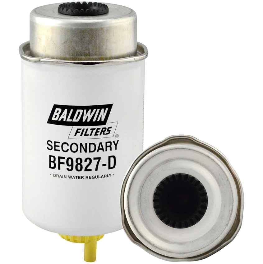 Baldwin BF9827-D Secondary Fuel/Water Separator Element With Drain