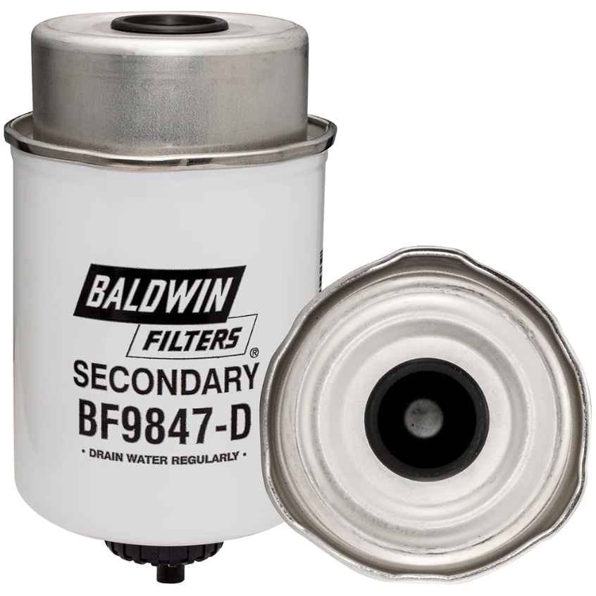 Baldwin BF9847-D Secondary Fuel/Water Separator Element With Drain