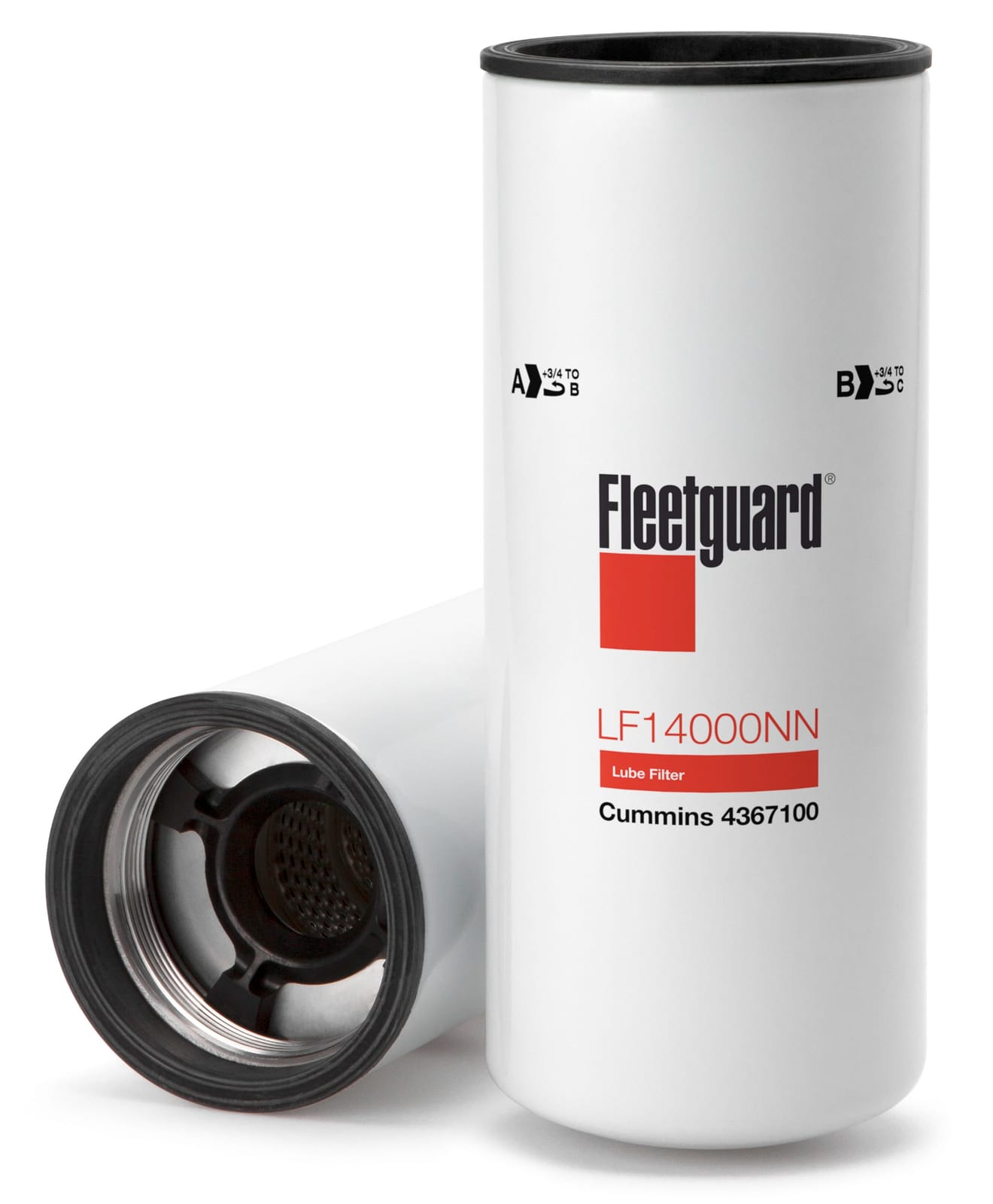Fleetguard LF14000NN Lube Filter, Spin-On, Nanonet