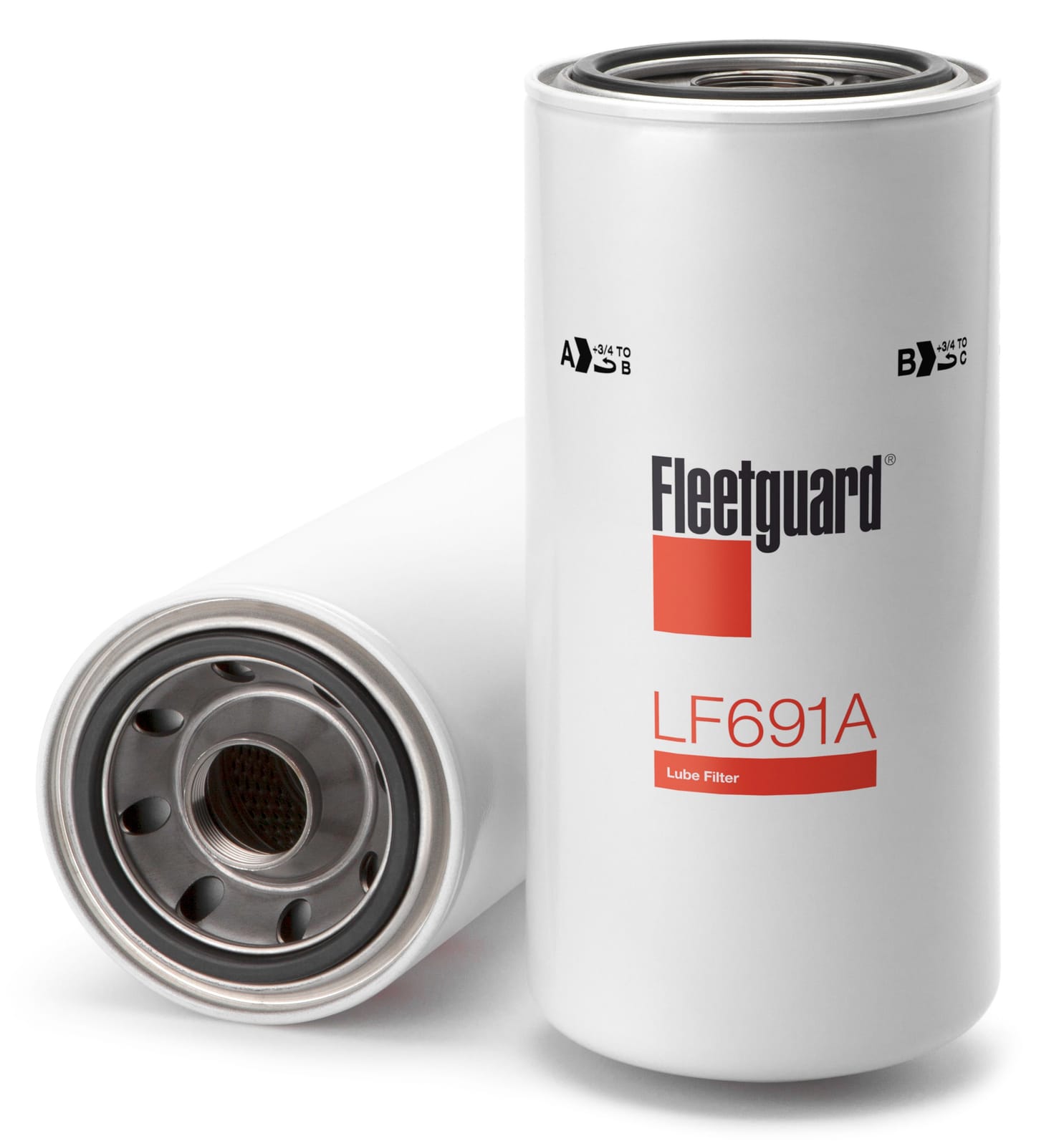 Fleetguard LF691A Lube Filter, Spin-On