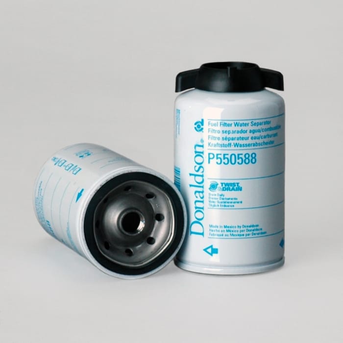 Donaldson P550588 Fuel Filter, Water Separator Spin-On Twist&Drain