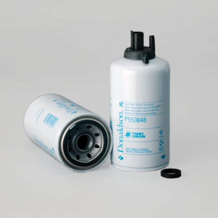 Donaldson P550848 Fuel Filter, Water Separator Spin-On Twist&Drain