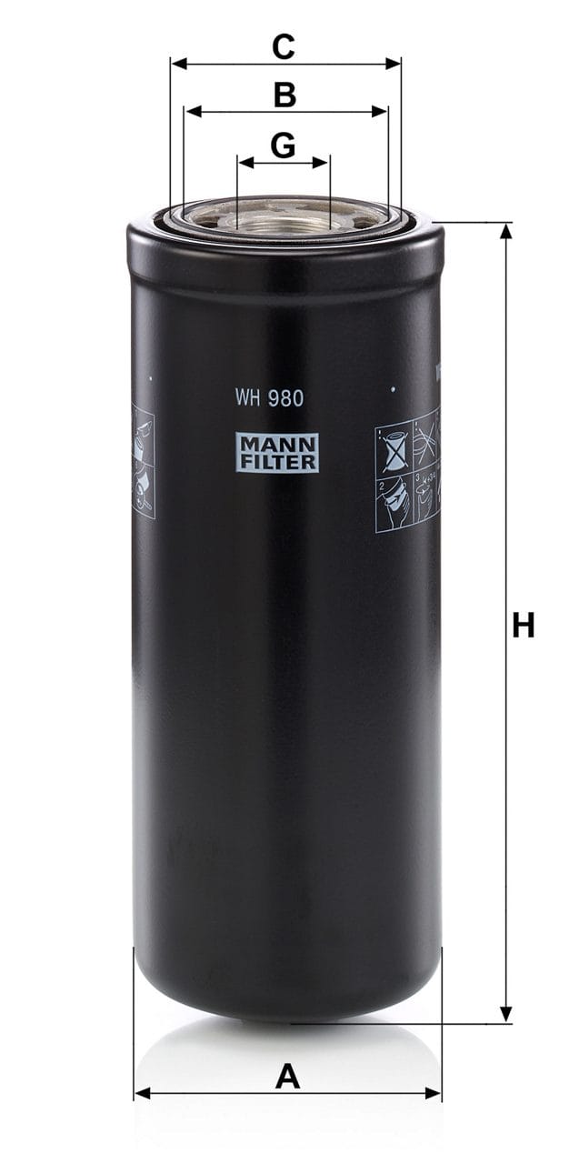 Mann+Hummel WH980 Hydraulics